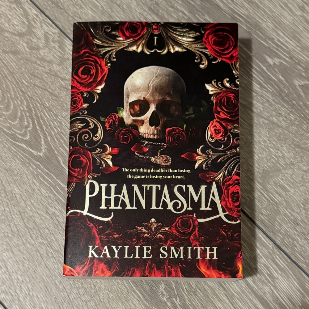 Phantasma Book with Skull and Roses Cover